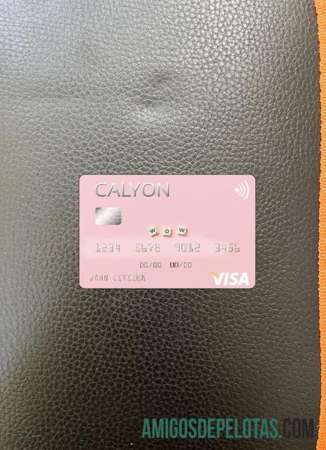 Argélia Calyon Argélia Bank Visa Card Photolook Front exemplo real